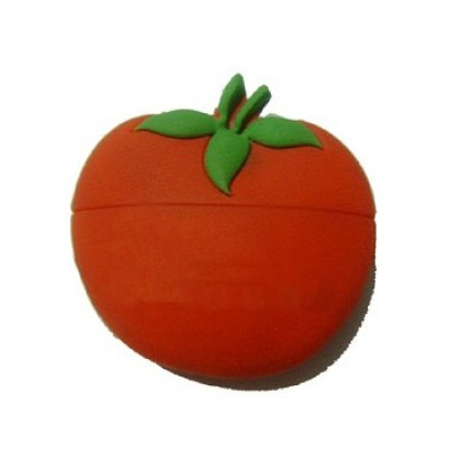 Maßgefertigte USB-Stick in Form einer Tomate - Topgiving
